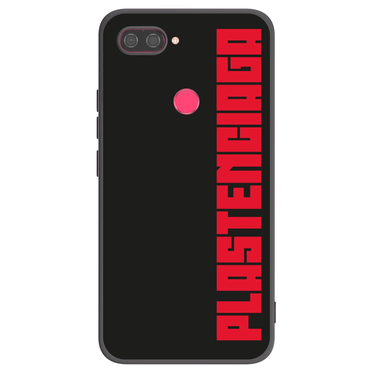 Picasee Xiaomi Mi 8 Lite Hülle - Schwarzes Silikon - Plastenciaga