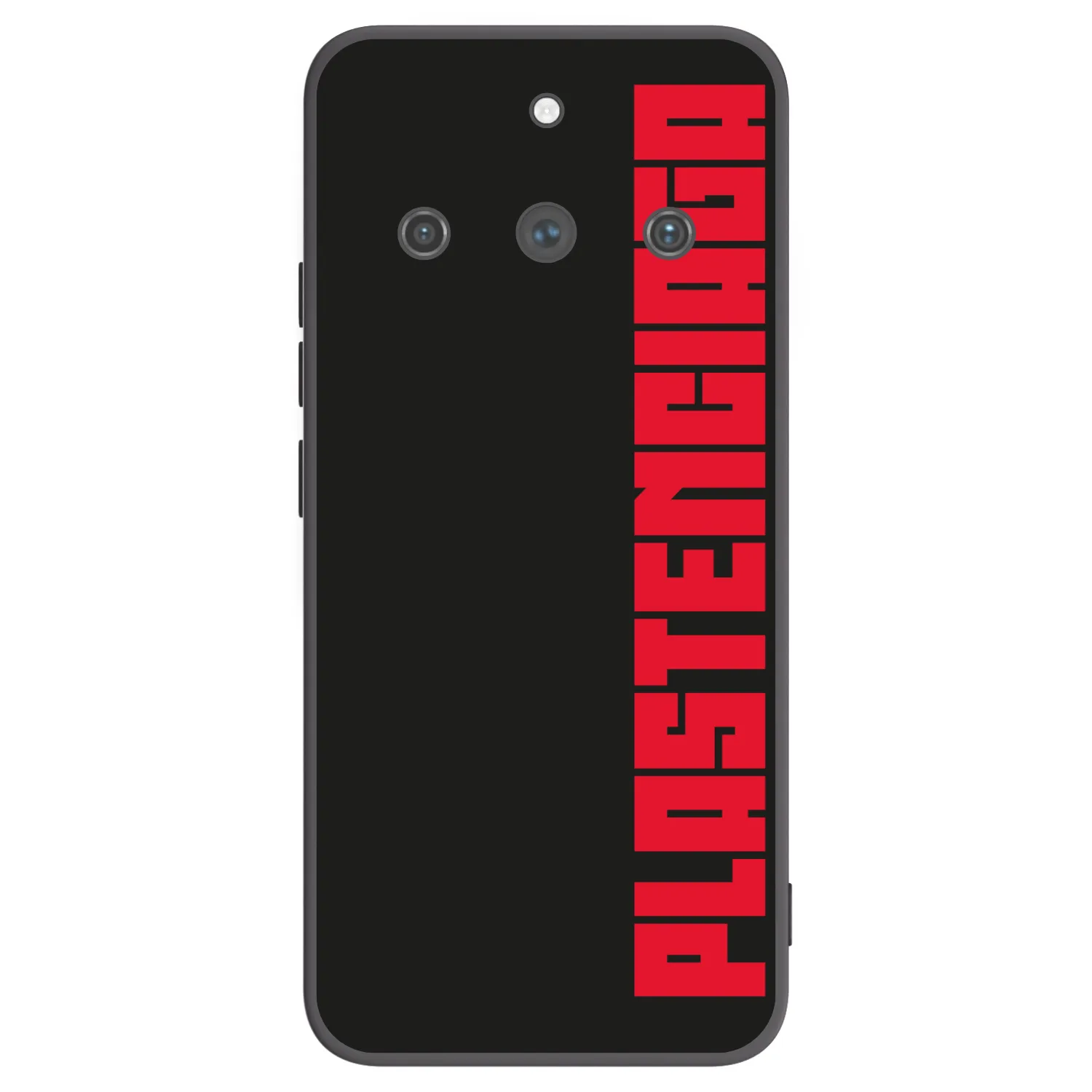 Picasee Realme 11 Pro+ Hülle - Schwarzes Silikon - Plastenciaga