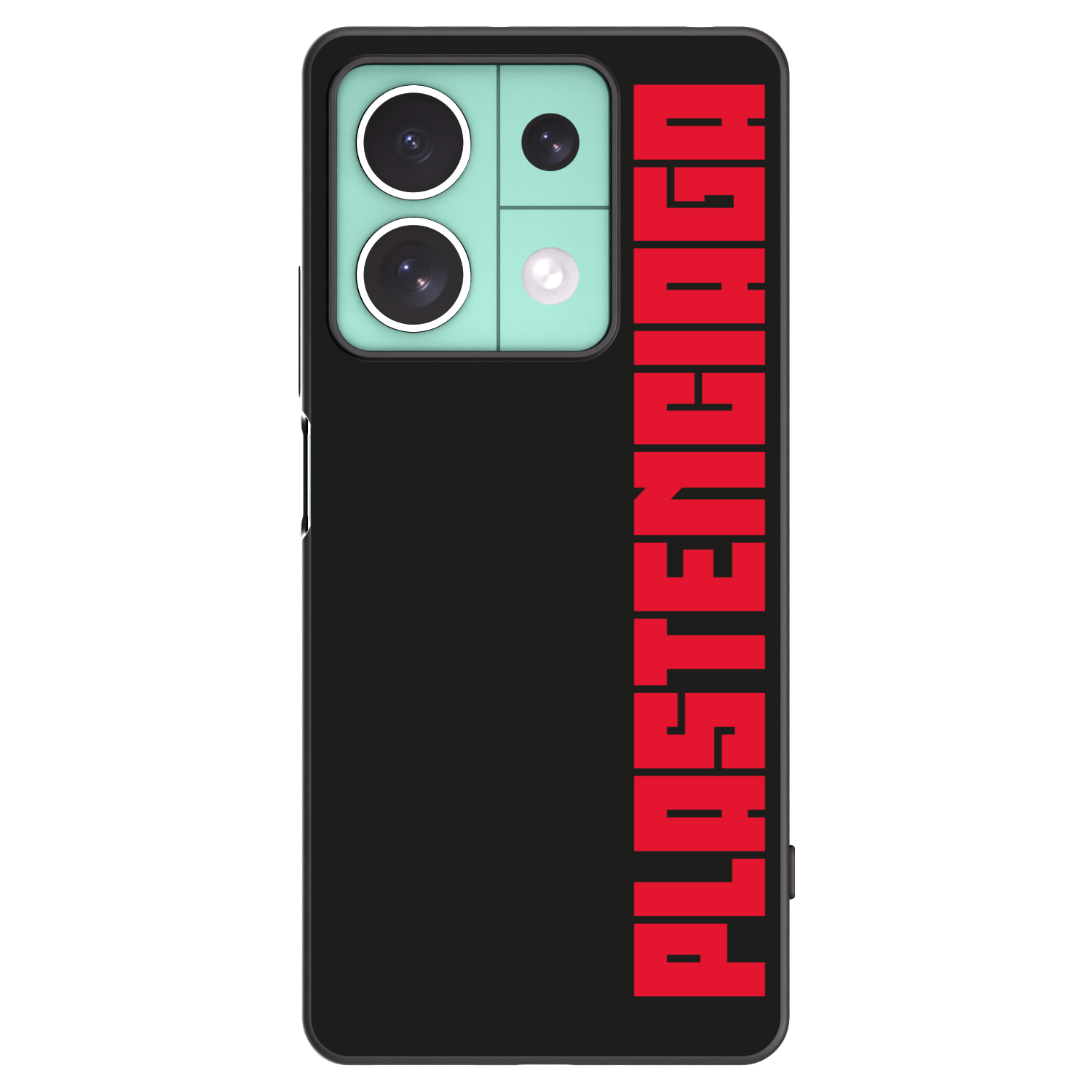 Picasee Xiaomi Redmi Note 13 5G Hülle - Schwarzes Silikon - Plastenciaga