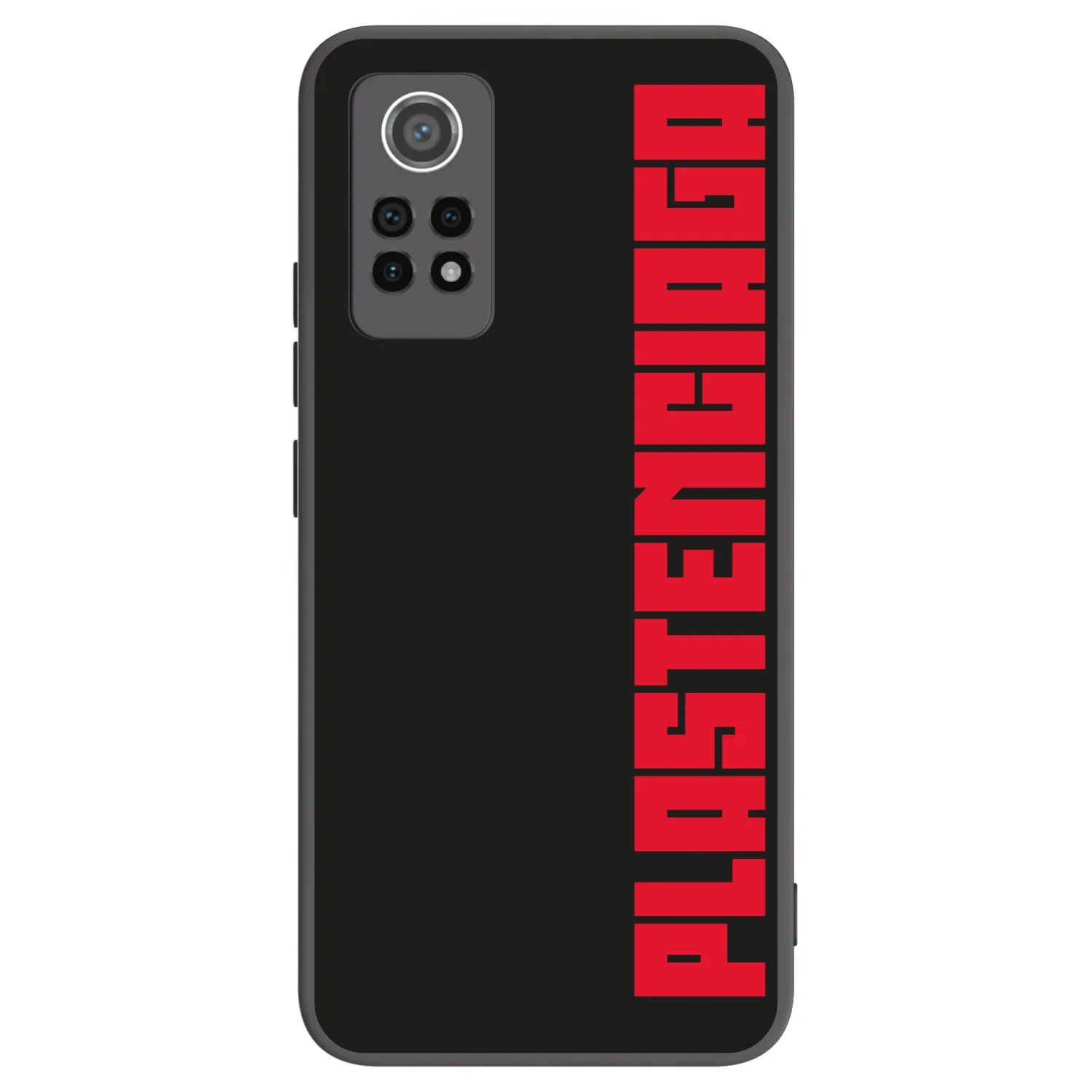 Picasee Xiaomi Redmi Note 12 Pro 4G Hülle - Schwarzes Silikon - Plastenciaga