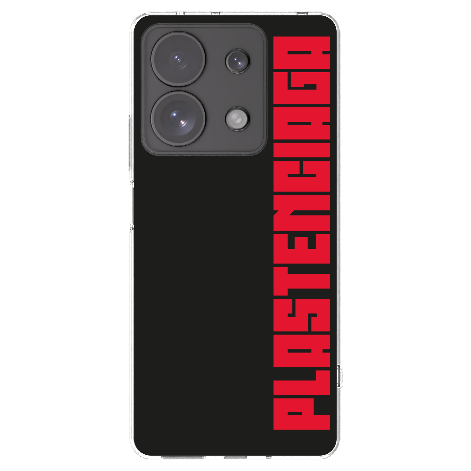 Picasee Xiaomi Redmi Note 13 Pro 4G Hülle - Transparentes Silikon - Plastenciaga