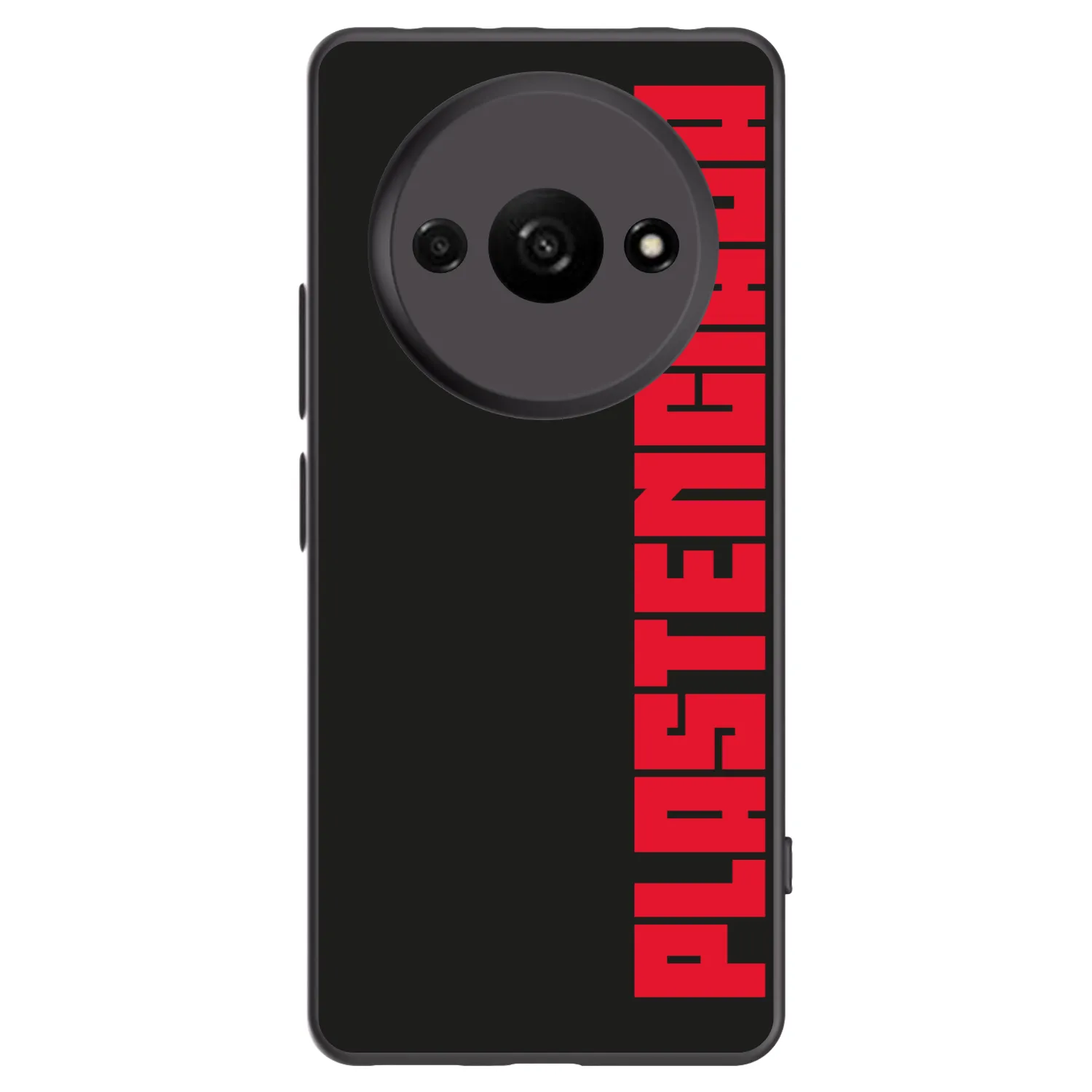 Picasee Xiaomi Redmi A3 Hülle - Schwarzes Silikon - Plastenciaga