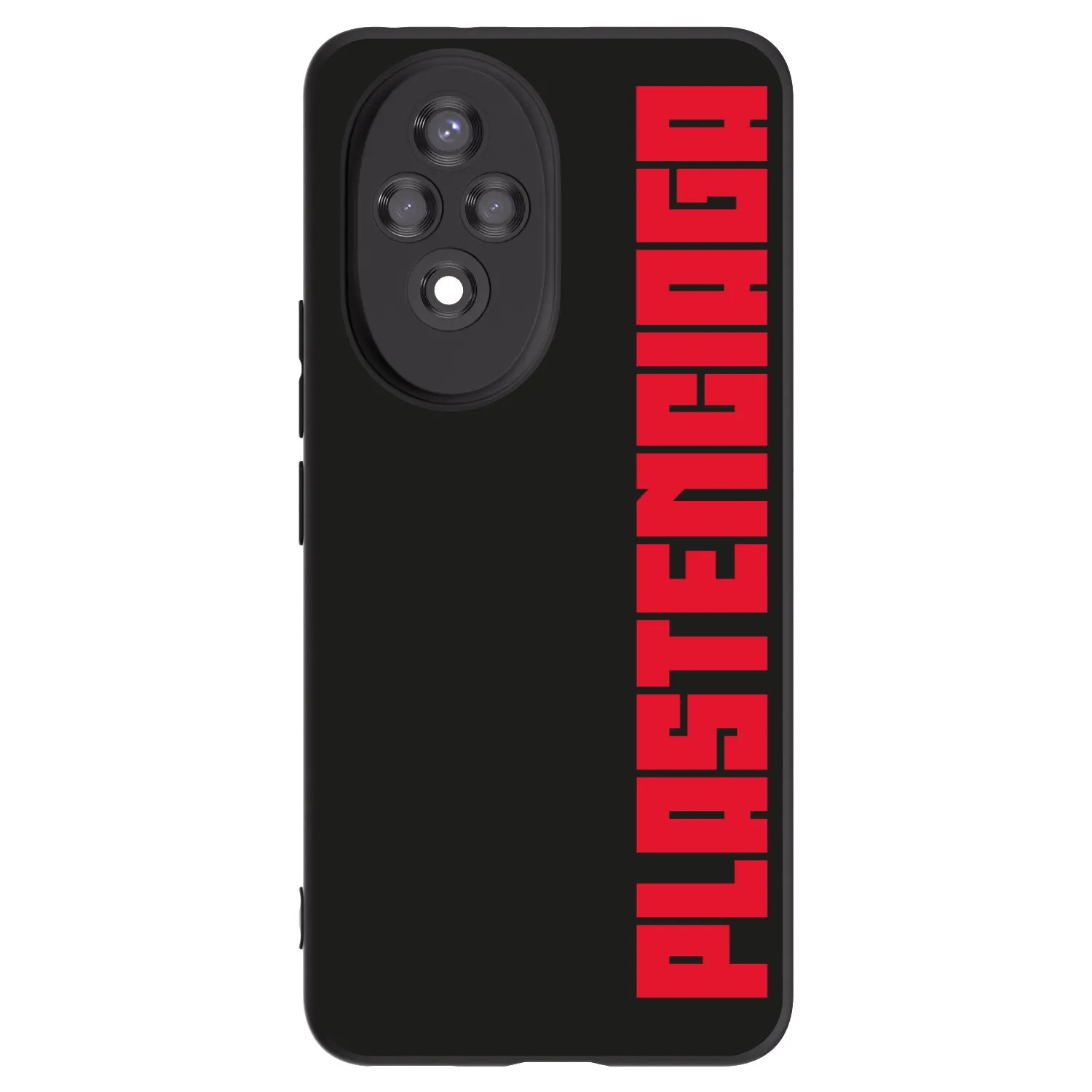 Picasee Honor 200 Pro 5G Hülle - Schwarzes Silikon - Plastenciaga