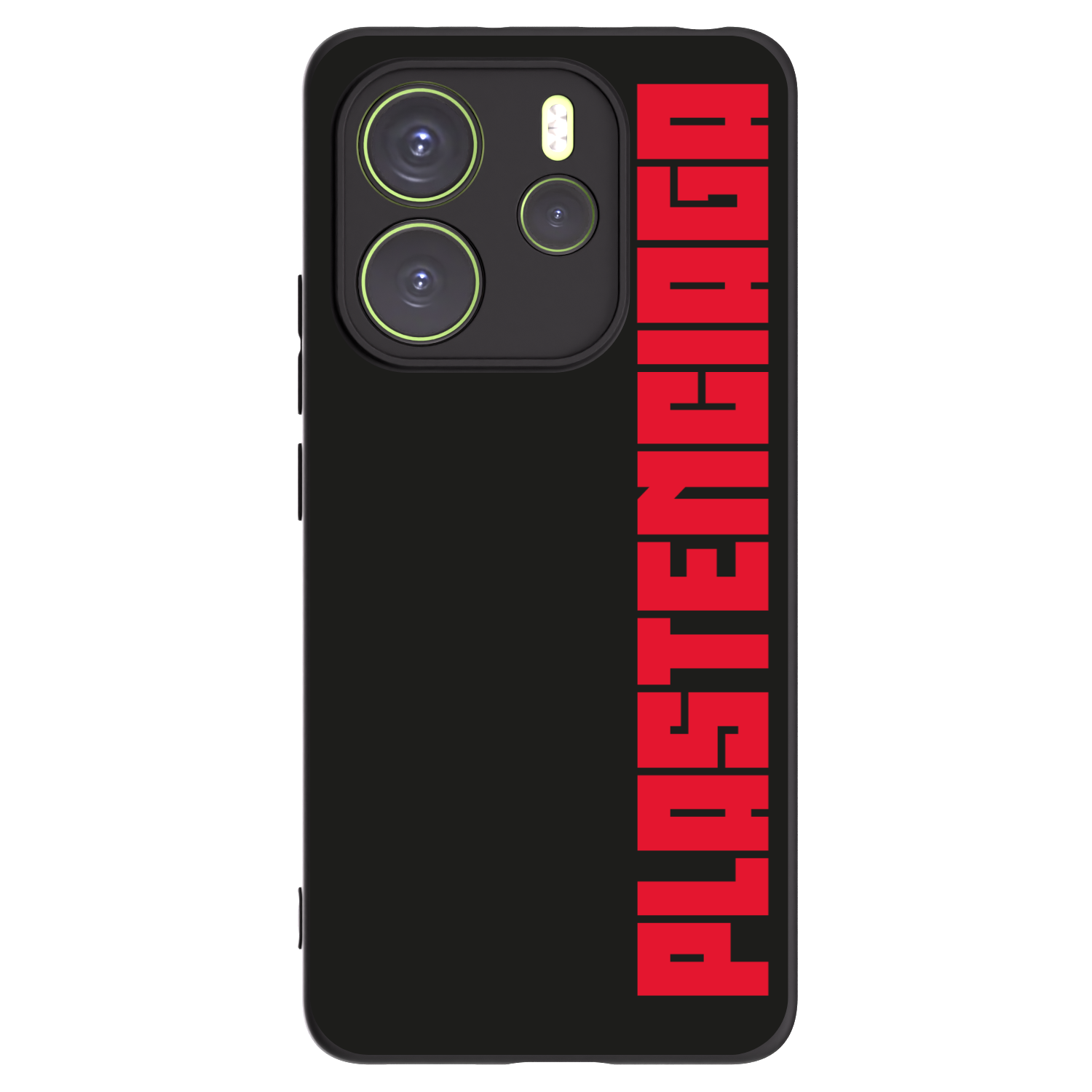 Picasee Xiaomi Redmi Note 14 4G Hülle - Schwarzes Silikon - Plastenciaga