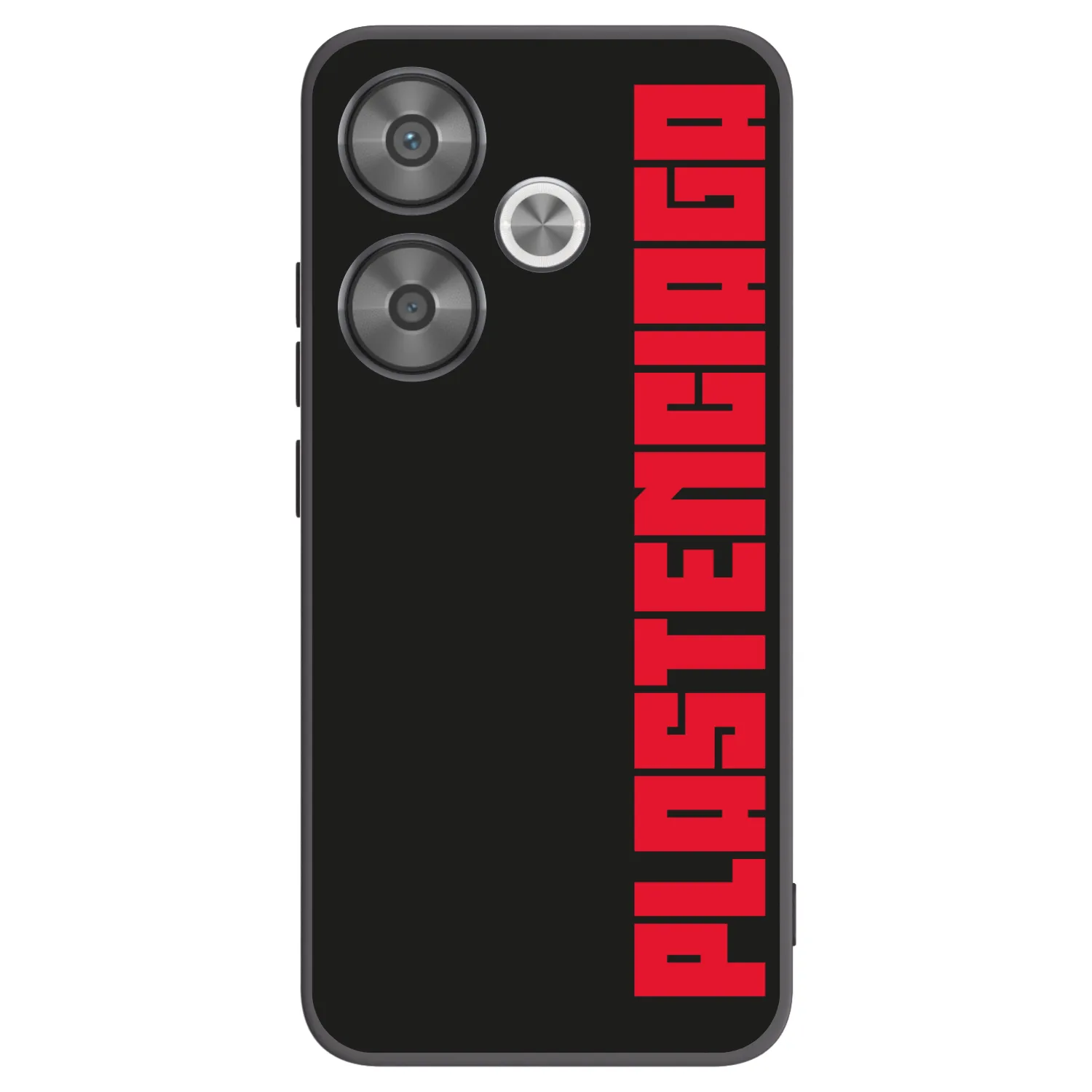 Picasee Xiaomi Poco F6 Hülle - Schwarzes Silikon - Plastenciaga