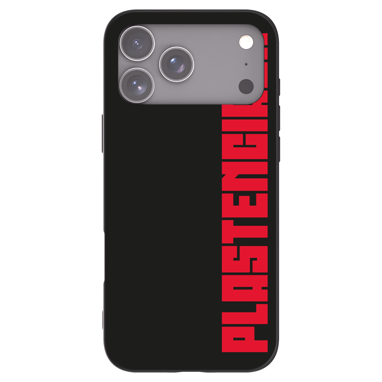 Picasee Apple iPhone 17 Pro Max Hülle - Schwarzes Silikon - Plastenciaga