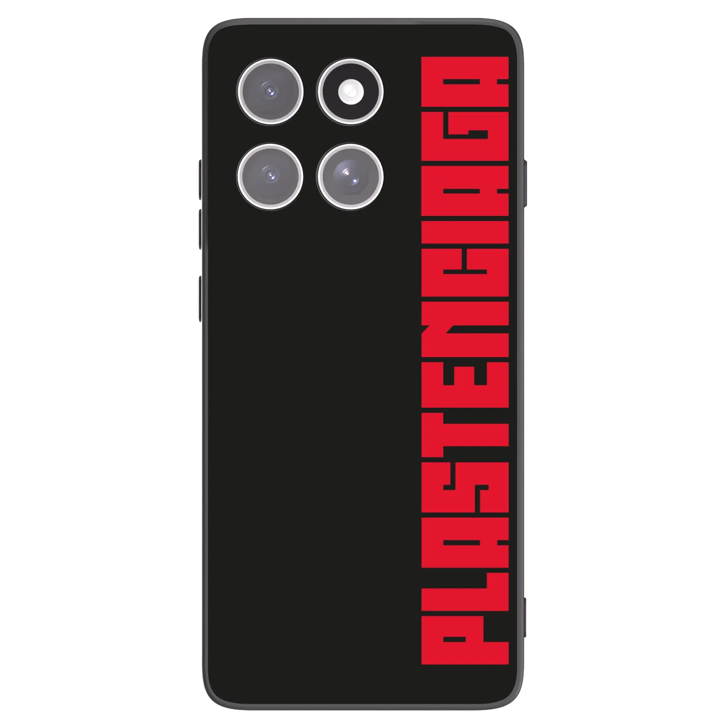 Picasee Motorola Edge 60 Fusion Hülle - Schwarzes Silikon - Plastenciaga