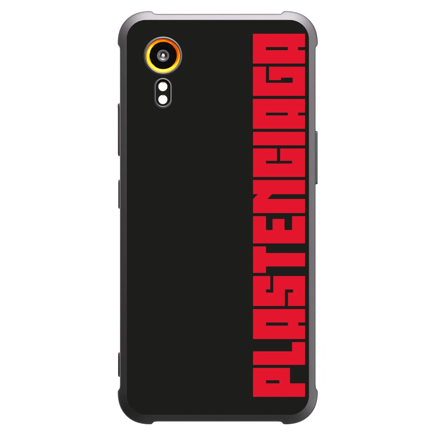Picasee Samsung Galaxy Xcover 7 Hülle - Schwarzes Silikon - Plastenciaga