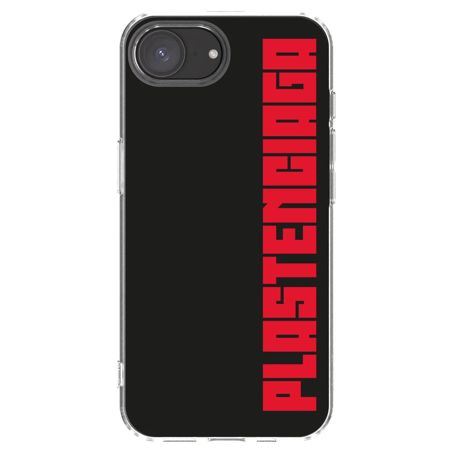 Picasee Apple iPhone 17e Hülle - Transparentes Silikon - Plastenciaga