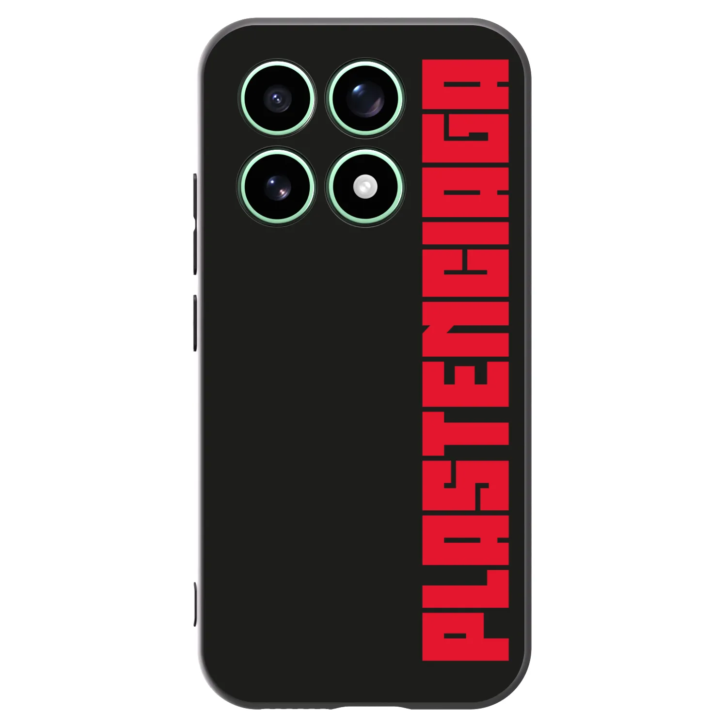 Picasee Xiaomi 17 Hülle - Schwarzes Silikon - Plastenciaga