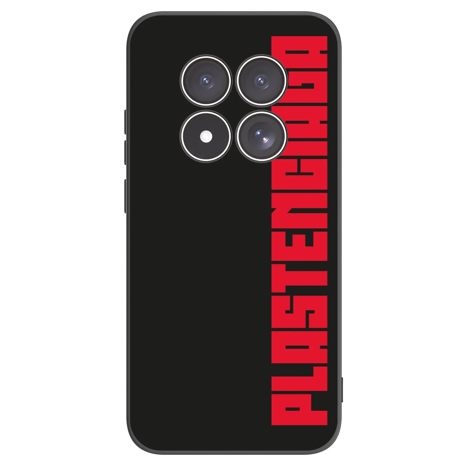 Picasee Xiaomi Redmi Note 15 Pro 5G Hülle - Schwarzes Silikon - Plastenciaga