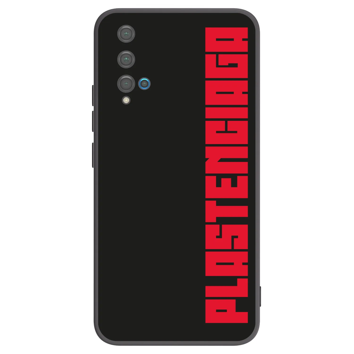 Picasee Huawei Nova 5T Hülle - Schwarzes Silikon - Plastenciaga