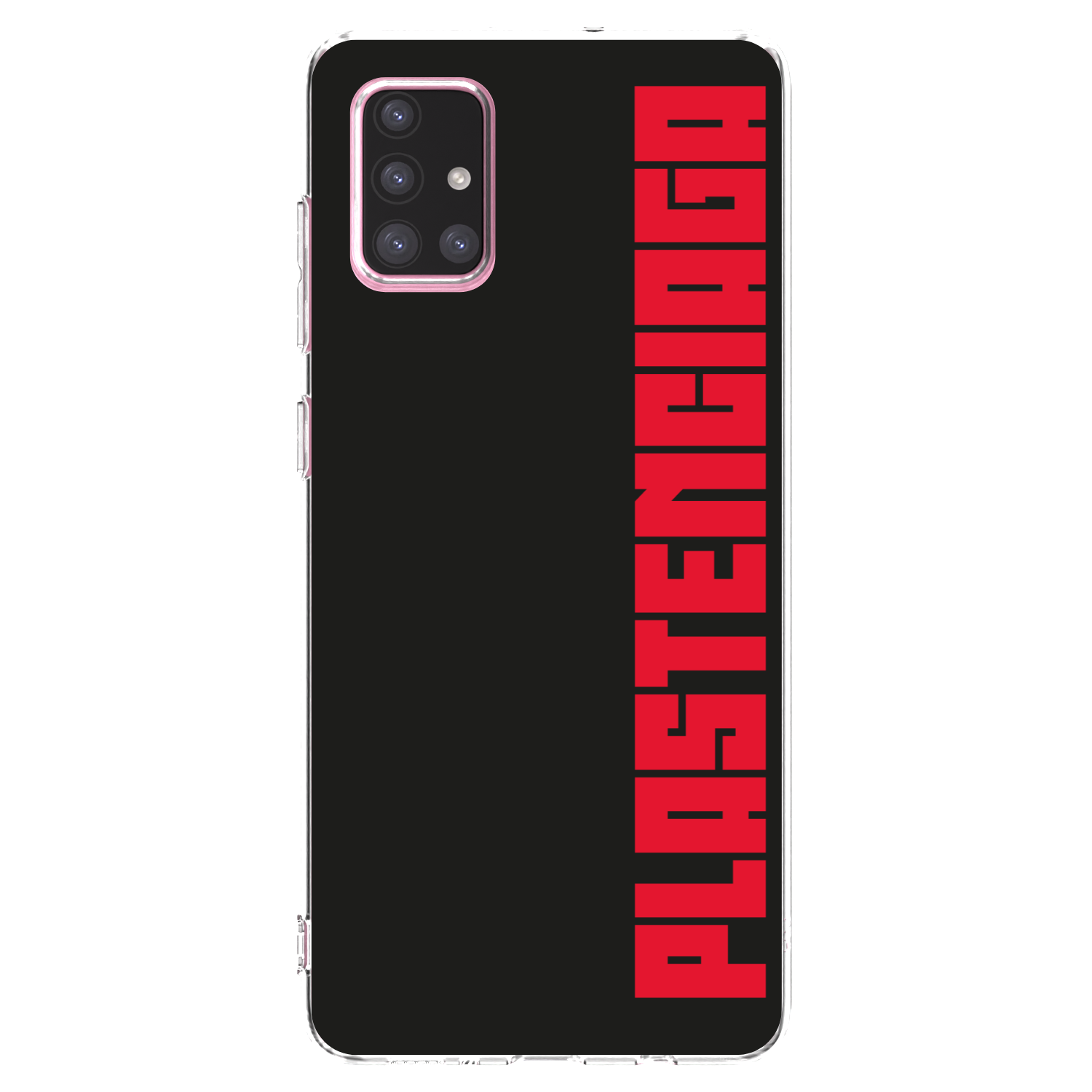 Picasee Samsung Galaxy A71 A715F Hülle - Transparentes Silikon - Plastenciaga