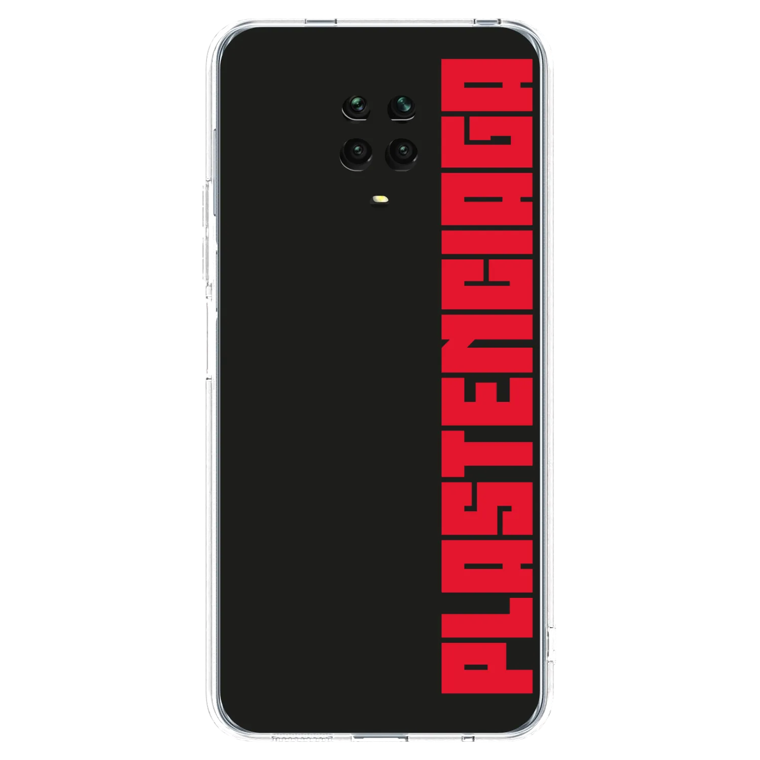 Picasee Xiaomi Redmi Note 9 Pro Hülle - Transparentes Silikon - Plastenciaga