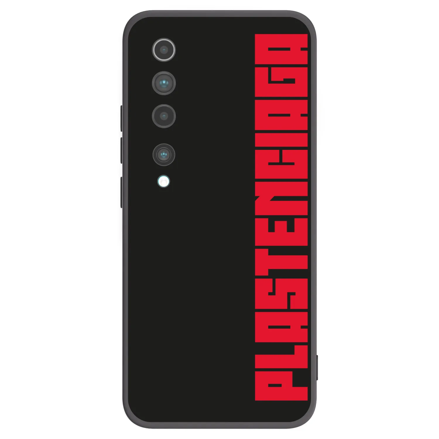 Picasee Xiaomi Mi 10 Hülle - Schwarzes Silikon - Plastenciaga