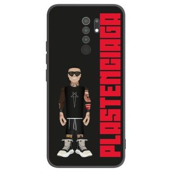 Picasee Xiaomi Redmi 9 Hülle - Schwarzes Silikon - Tomáš Rajchl