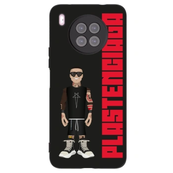 Picasee Huawei Nova 8i Hülle - Schwarzes Silikon - Tomáš Rajchl