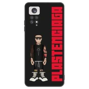 Picasee Xiaomi Redmi Note 11 Hülle - Schwarzes Silikon - Tomáš Rajchl