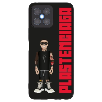 Picasee Honor X8 4G Hülle - Schwarzes Silikon - Tomáš Rajchl