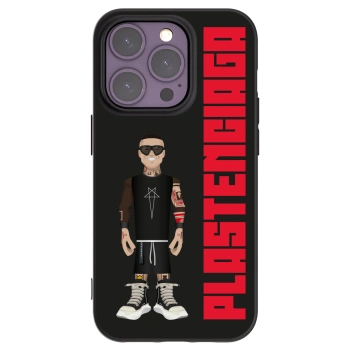 Picasee Apple iPhone 14 Pro Hülle - Schwarzes Silikon - Tomáš Rajchl