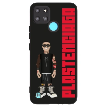 Picasee Realme C21Y Hülle - Schwarzes Silikon - Tomáš Rajchl