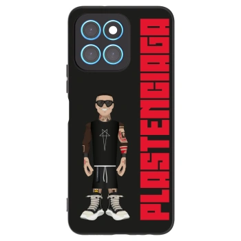 Picasee Honor X8 5G Hülle - Schwarzes Silikon - Tomáš Rajchl