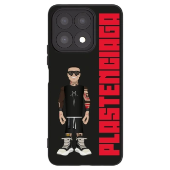 Picasee Honor X8a Hülle - Schwarzes Silikon - Tomáš Rajchl