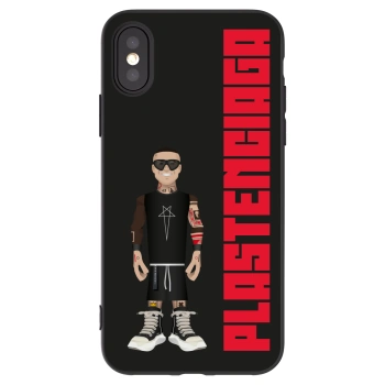 Picasee Apple iPhone X/XS Hülle - Schwarzes Silikon - Tomáš Rajchl
