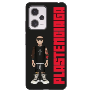 Picasee Xiaomi Redmi Note 12 Pro+ 5G Hülle - Schwarzes Silikon - Tomáš Rajchl