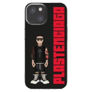 Picasee Apple iPhone 15 Hülle - Transparentes Silikon - Tomáš Rajchl