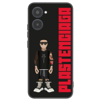 Picasee Realme 10 4G Hülle - Schwarzes Silikon - Tomáš Rajchl