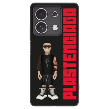 Picasee Xiaomi Redmi Note 13 4G Hülle - Schwarzes Silikon - Tomáš Rajchl