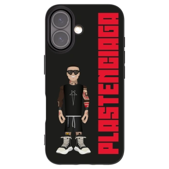 Picasee Apple iPhone 16 Hülle - Schwarzes Silikon - Tomáš Rajchl