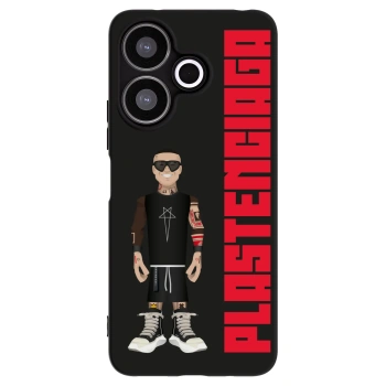 Picasee Xiaomi Redmi 13 4G Hülle - Schwarzes Silikon - Tomáš Rajchl