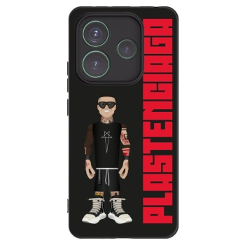 Picasee Xiaomi Redmi Note 14 5G Hülle - Schwarzes Silikon - Tomáš Rajchl