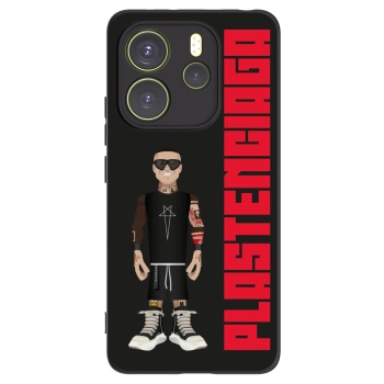 Picasee Xiaomi Redmi Note 14 4G Hülle - Schwarzes Silikon - Tomáš Rajchl