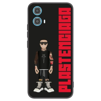 Picasee Motorola Moto G34 5G Hülle - Schwarzes Silikon - Tomáš Rajchl