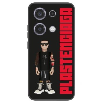 Picasee Xiaomi Redmi Note 14S Hülle - Schwarzes Silikon - Tomáš Rajchl