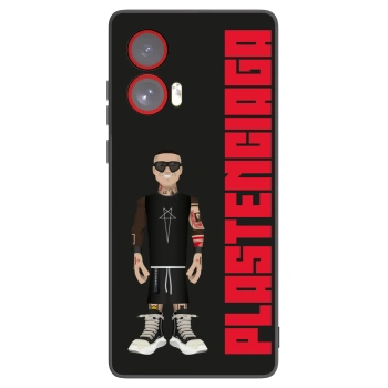 Picasee Motorola Edge 50 Fusion Hülle - Schwarzes Silikon - Tomáš Rajchl