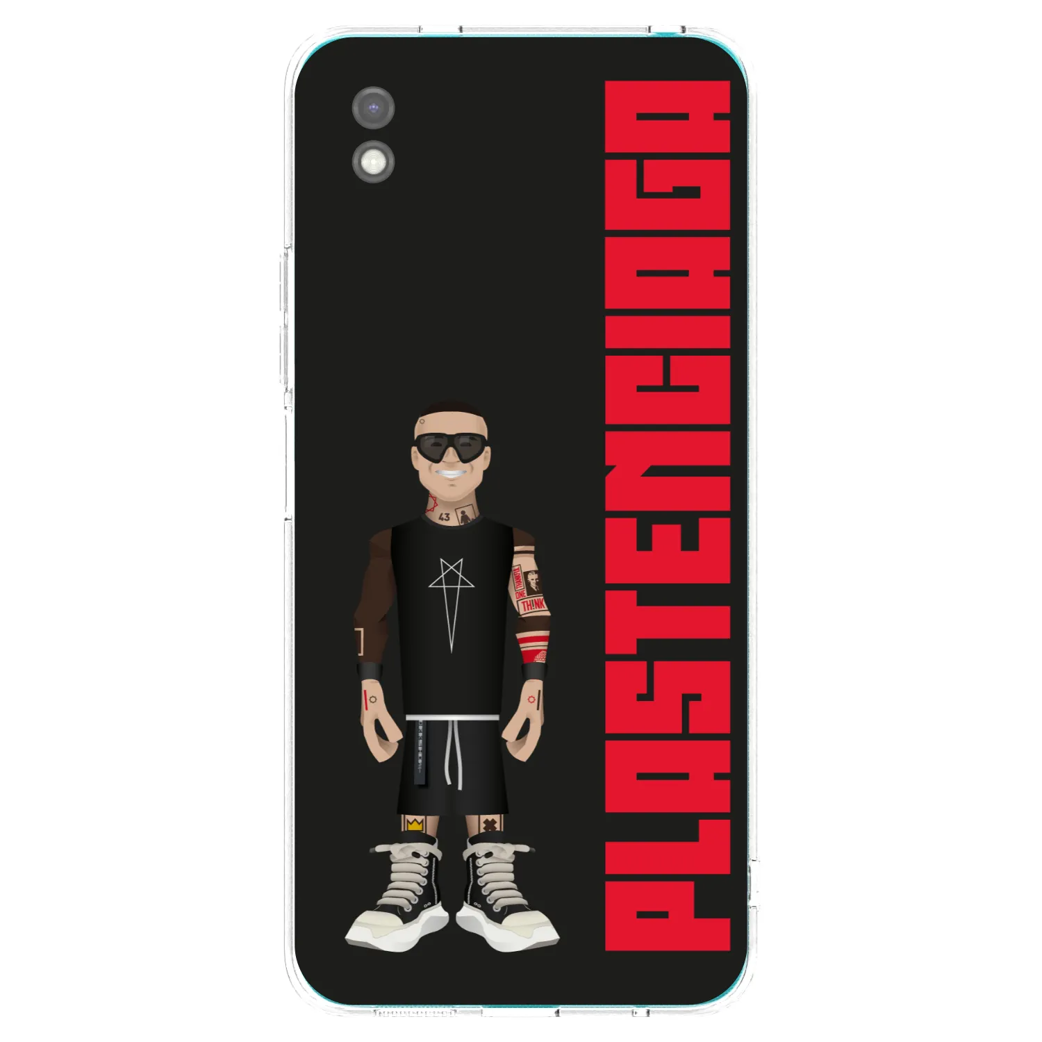 Picasee Xiaomi Redmi 9A Hülle - Schwarzes Silikon - Tomáš Rajchl