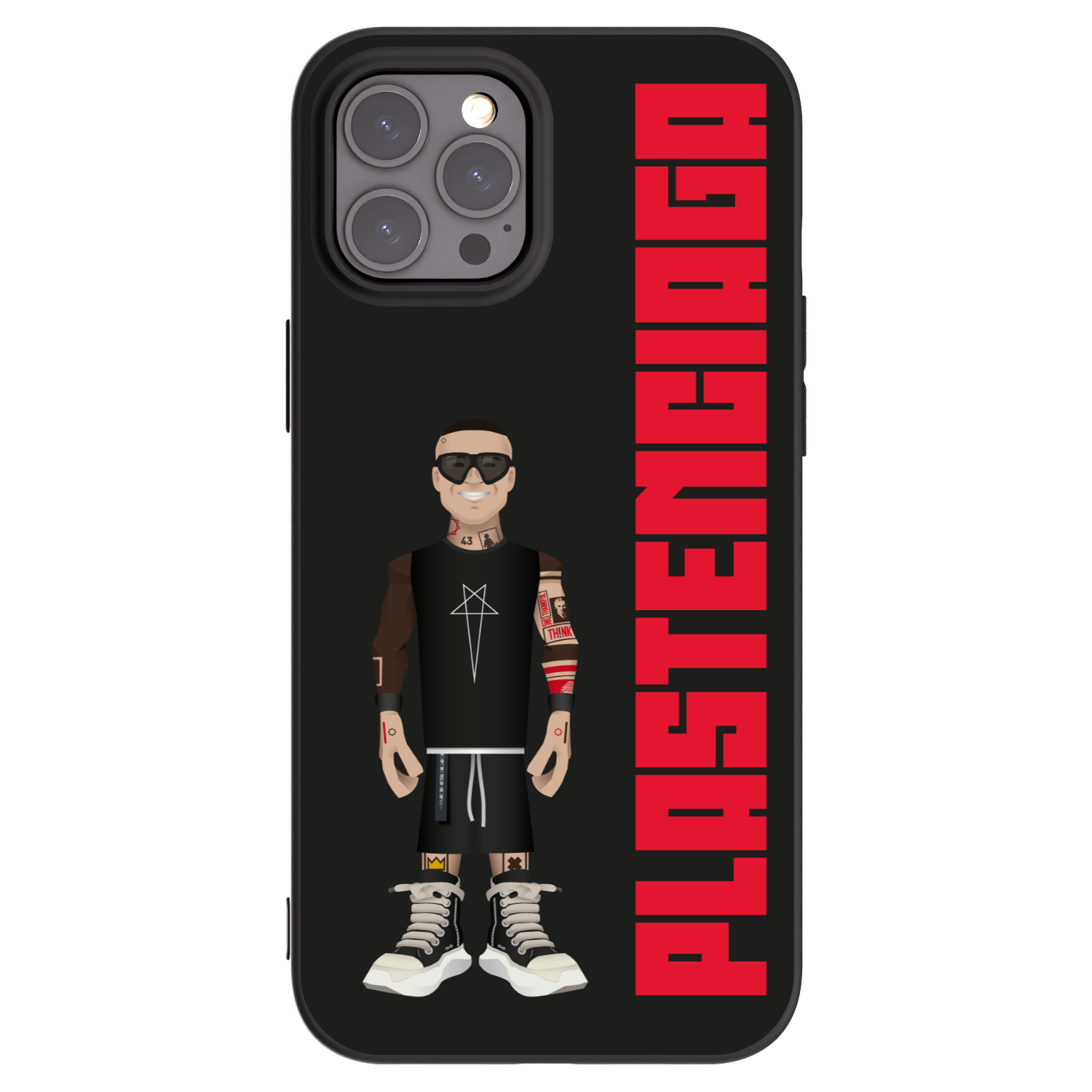 Picasee Apple iPhone 12 Pro Max Hülle - Schwarzes Silikon - Tomáš Rajchl