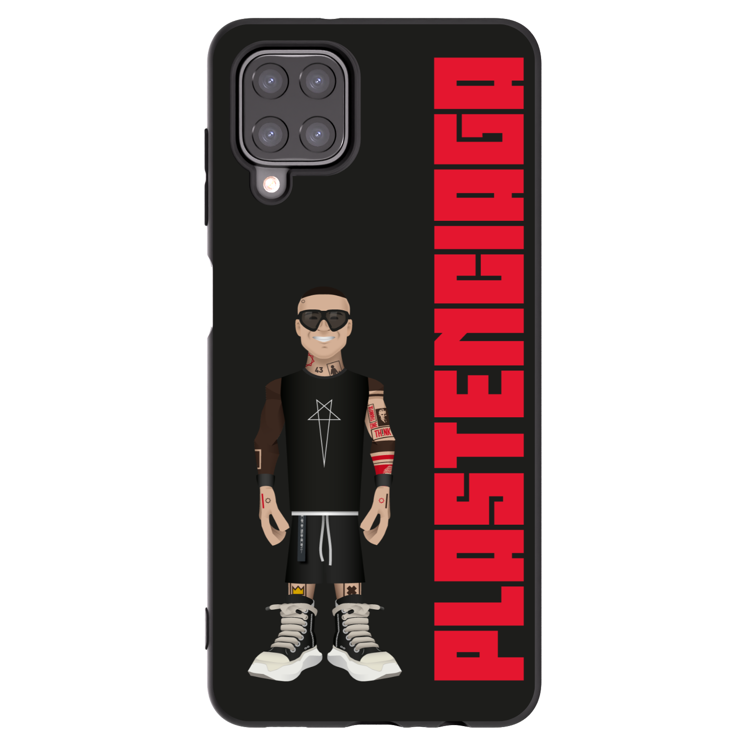 Picasee Samsung Galaxy A12 A125F Hülle - Schwarzes Silikon - Tomáš Rajchl