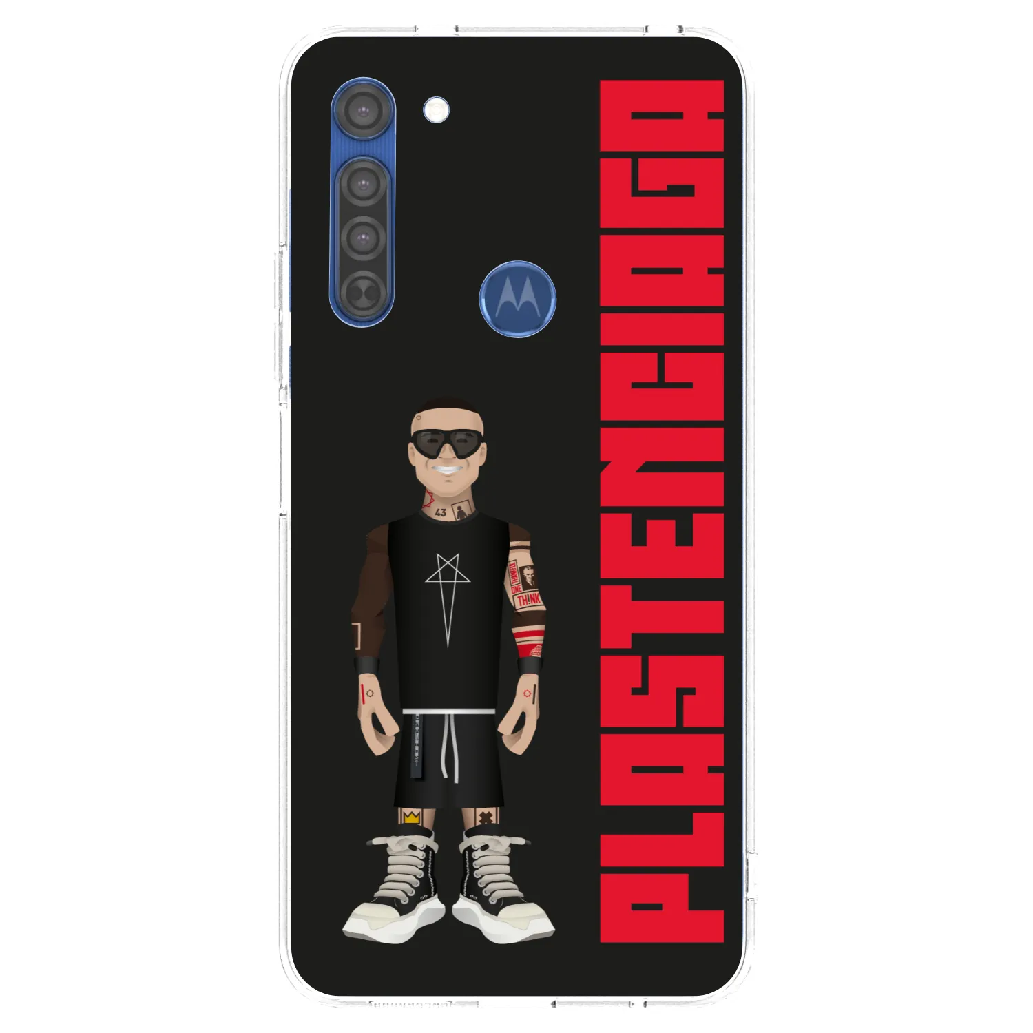 Picasee Motorola Moto G8 Hülle - Transparentes Silikon - Tomáš Rajchl