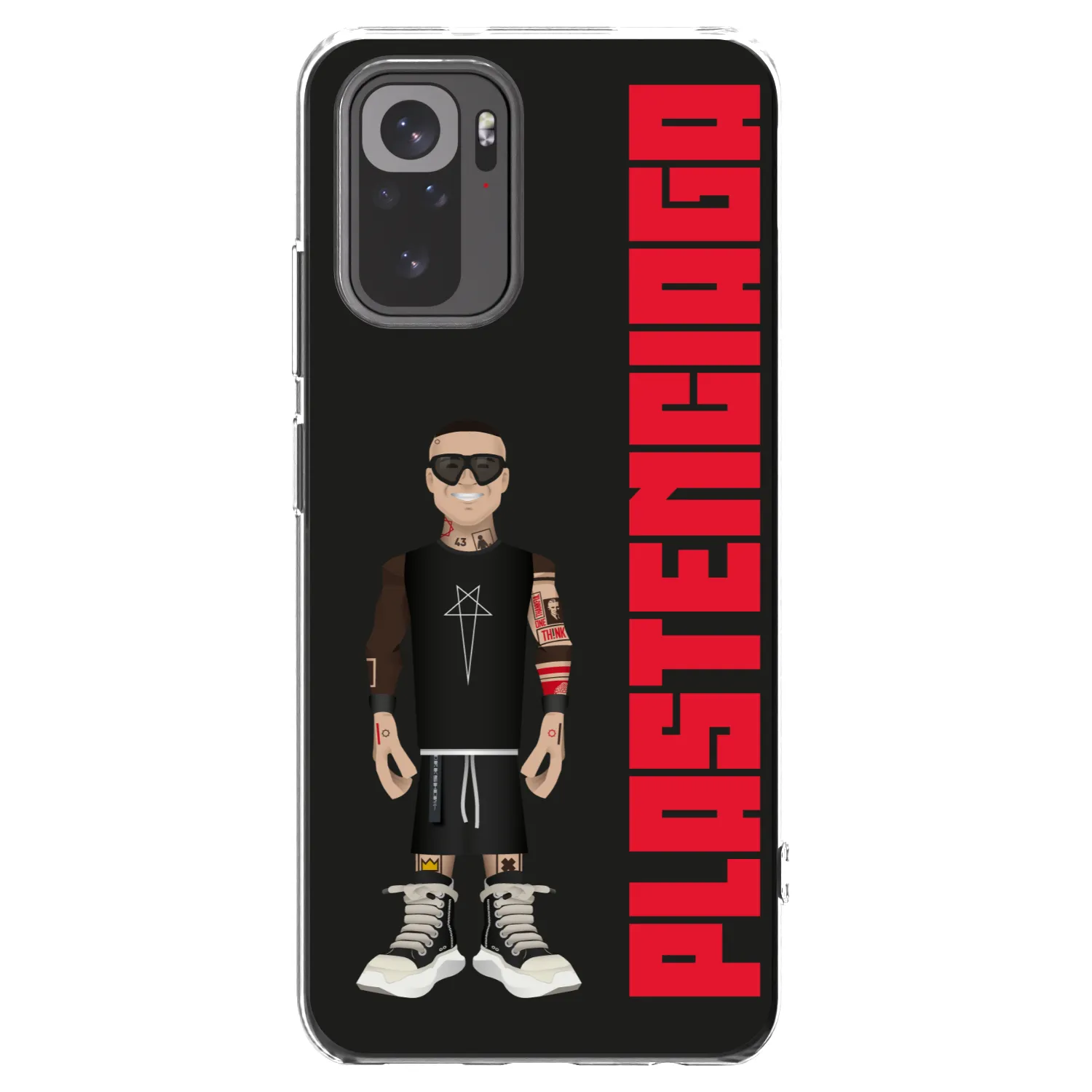 Picasee Xiaomi Redmi Note 10S Hülle - Transparentes Silikon - Tomáš Rajchl