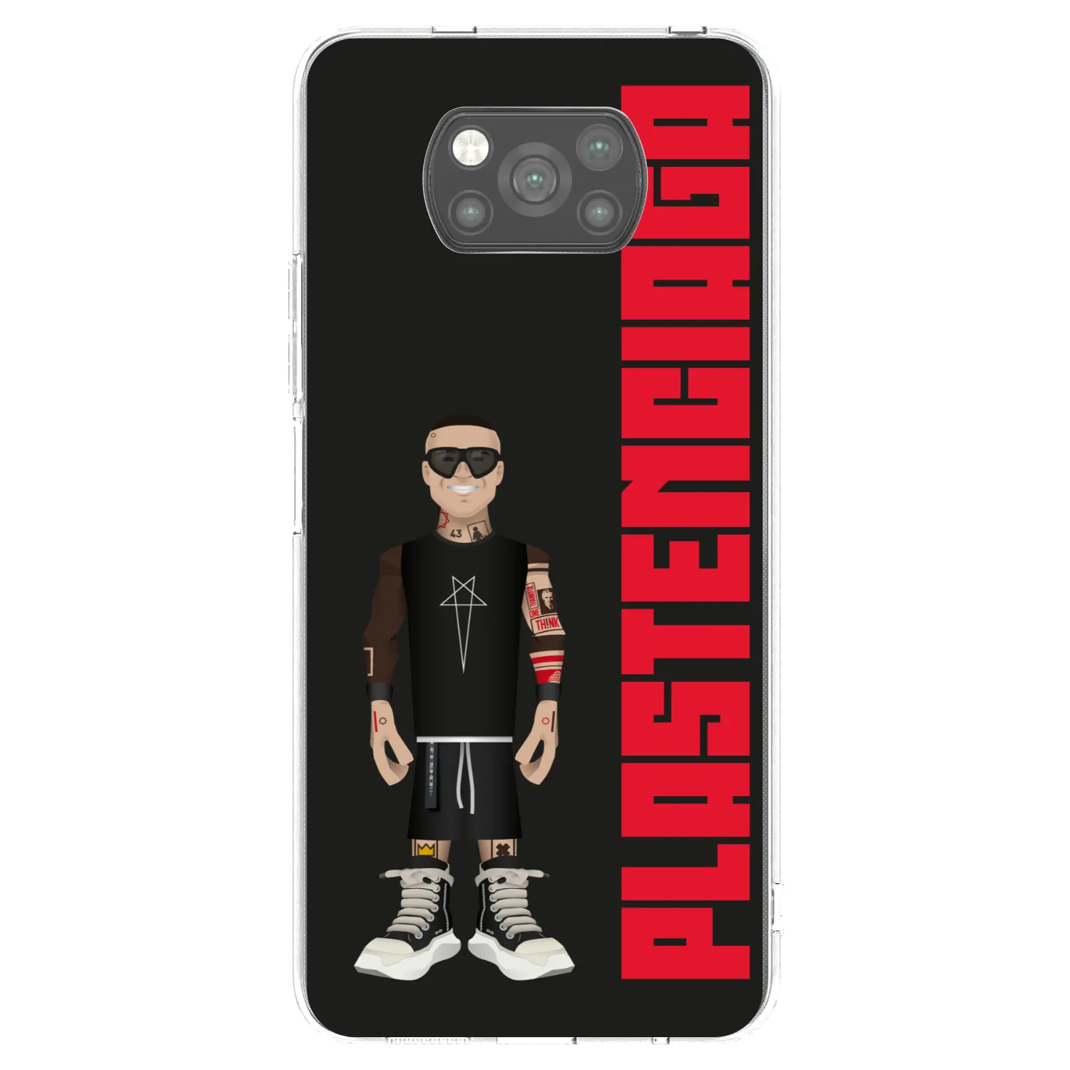 Picasee Xiaomi Poco X3 Pro Hülle - Schwarzes Silikon - Tomáš Rajchl