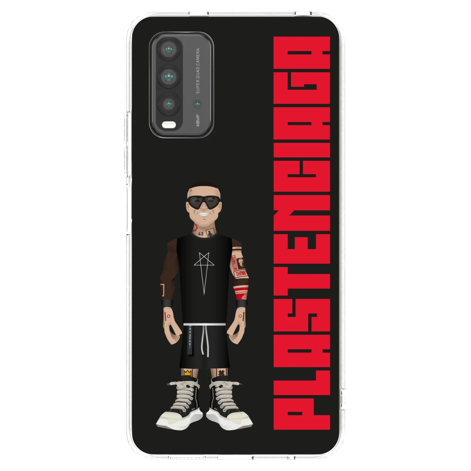 Picasee Xiaomi Redmi 9T Hülle - Schwarzes Silikon - Tomáš Rajchl
