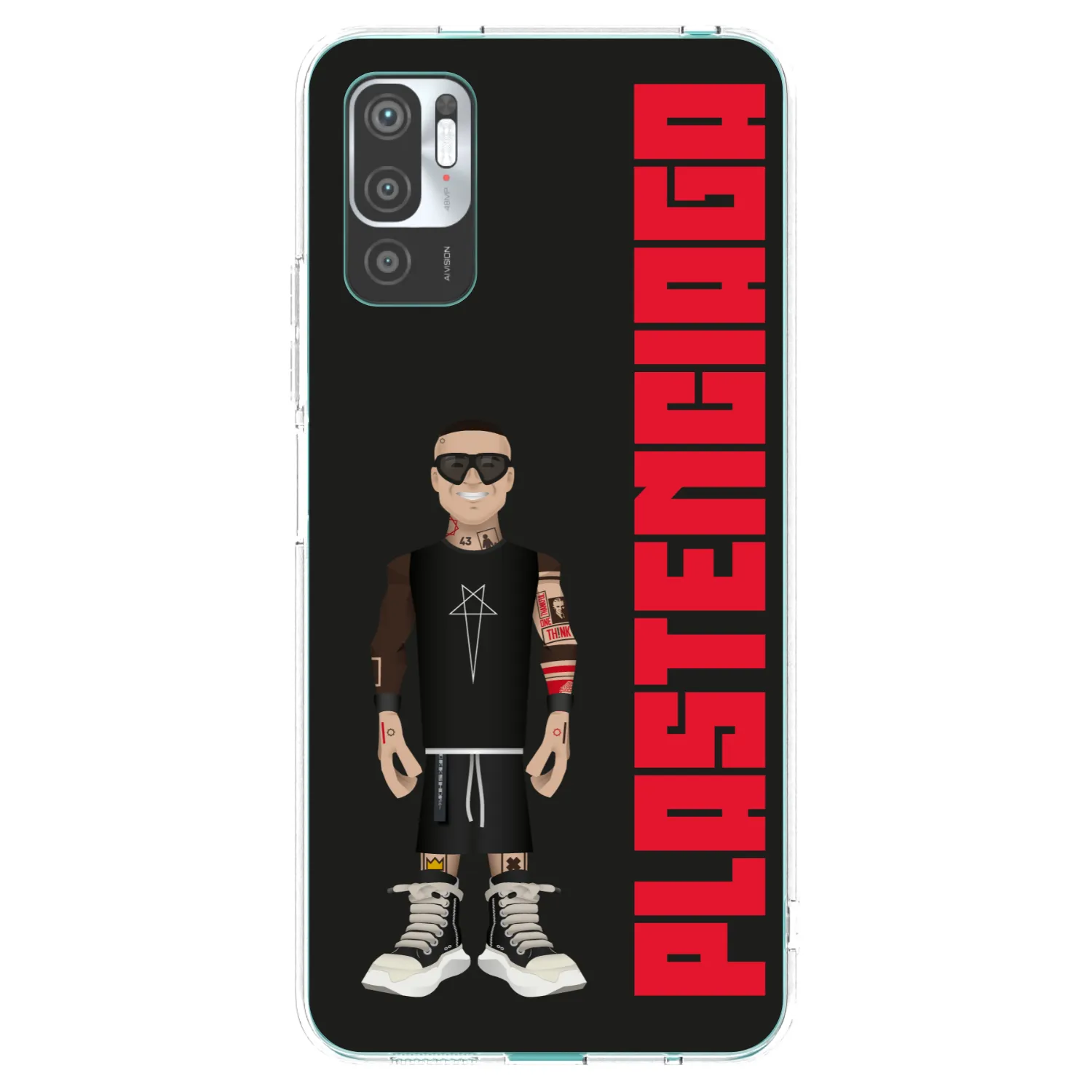 Picasee Xiaomi Redmi Note 10 5G Hülle - Transparentes Silikon - Tomáš Rajchl