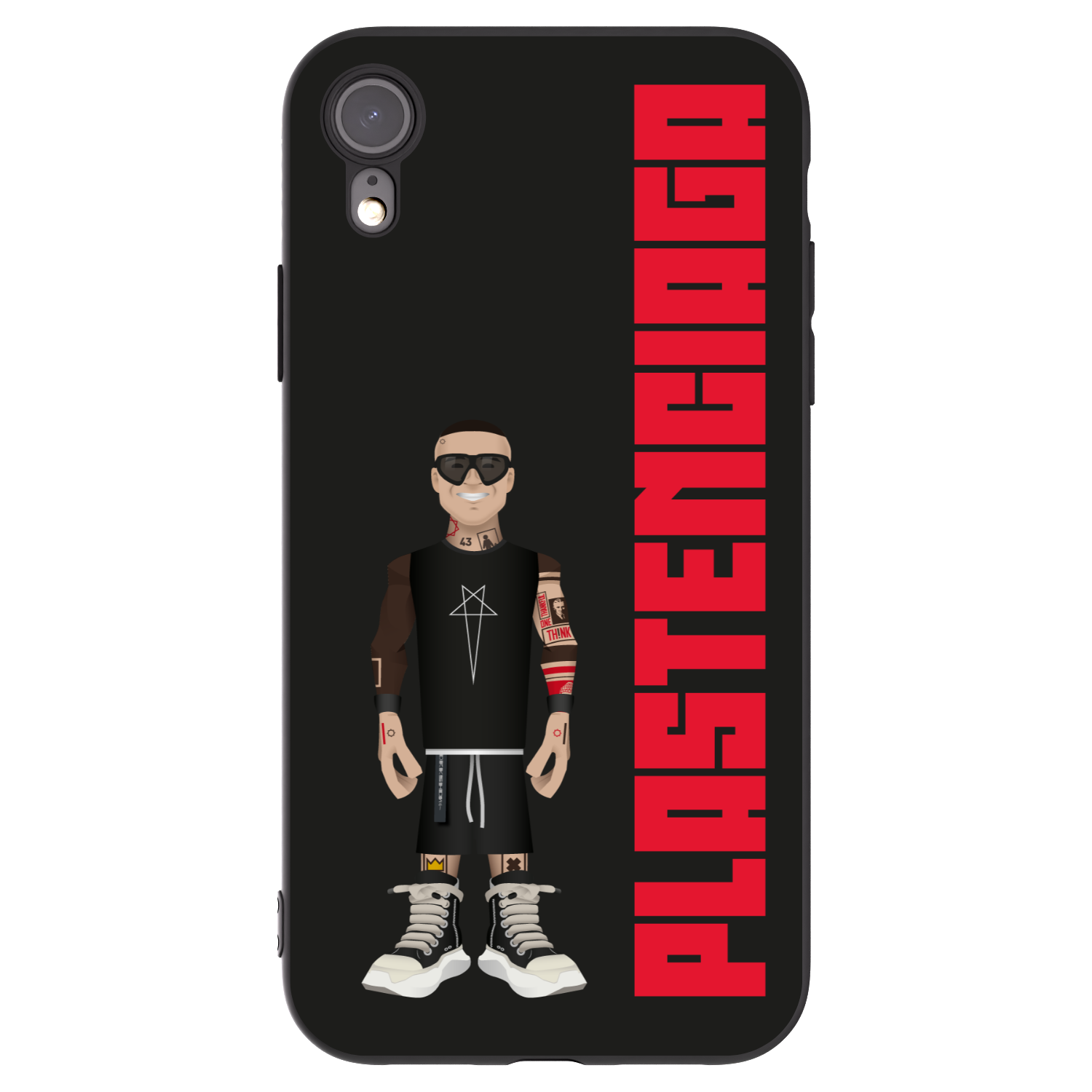 Picasee Apple iPhone XR Hülle - Schwarzes Silikon - Tomáš Rajchl