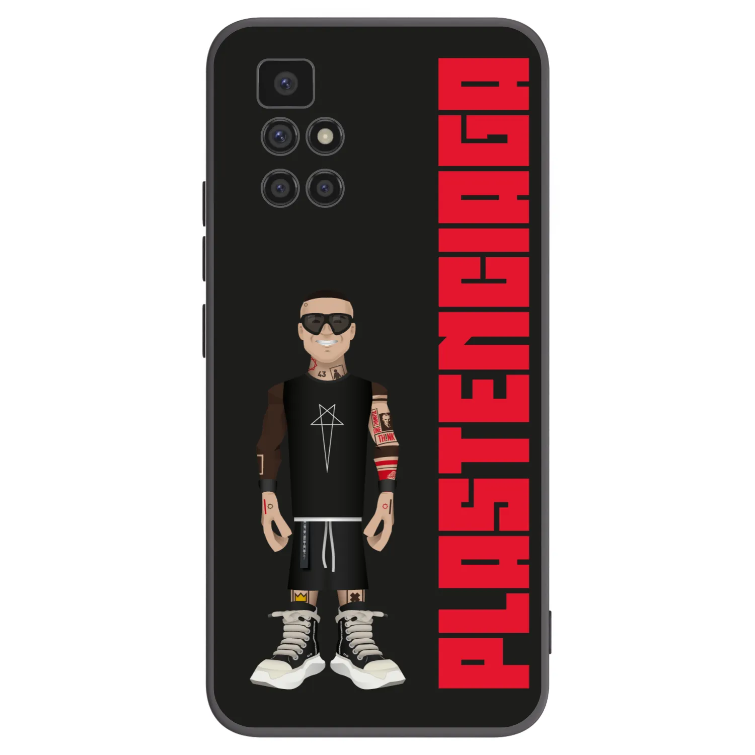 Picasee Xiaomi Redmi 10 Hülle - Schwarzes Silikon - Tomáš Rajchl