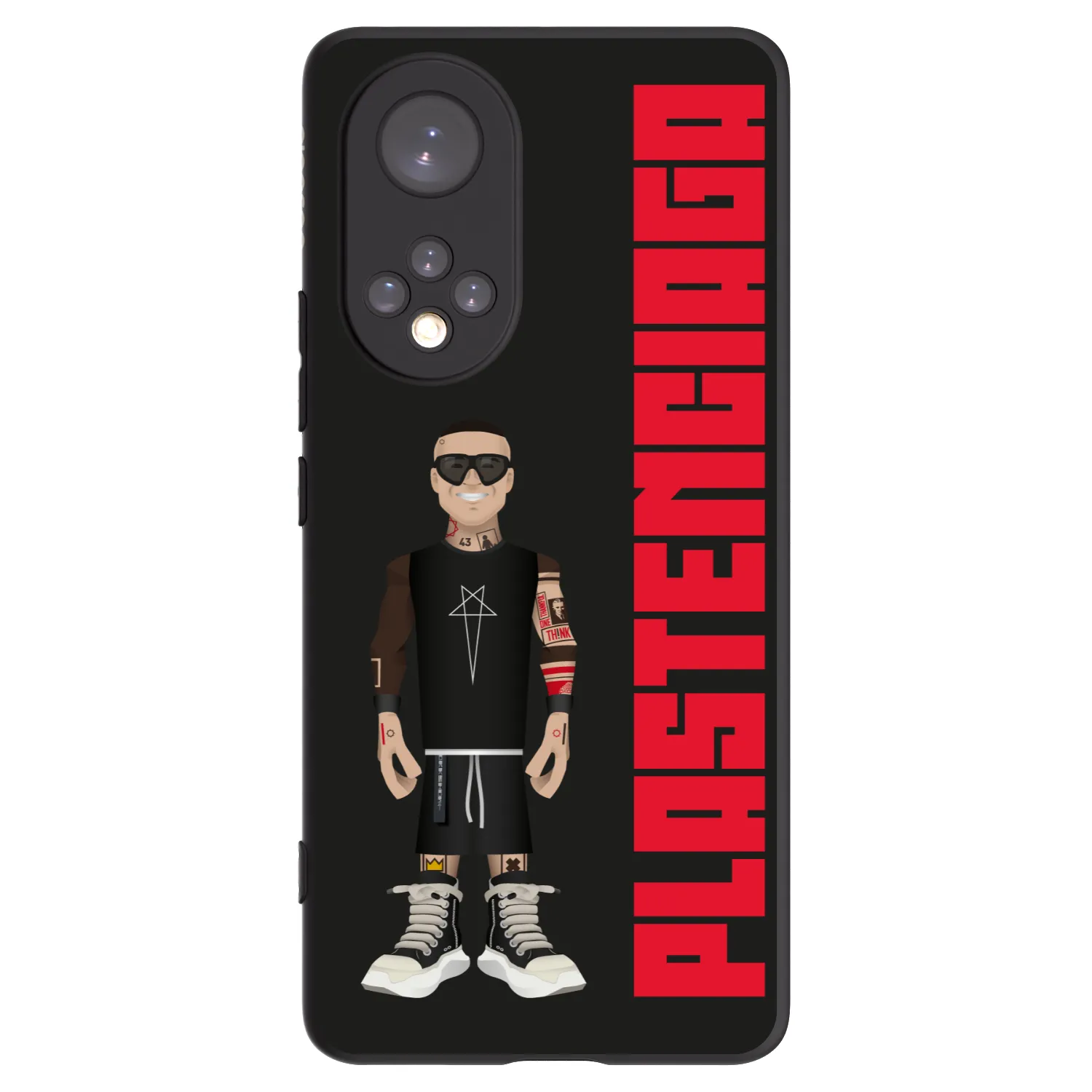 Picasee Huawei Nova 9 Hülle - Schwarzes Silikon - Tomáš Rajchl